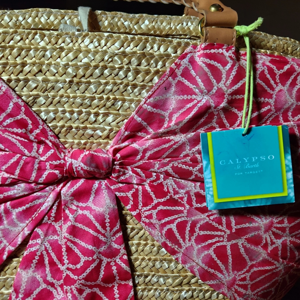 Calypso St. Barth Straw Market Tote Bag